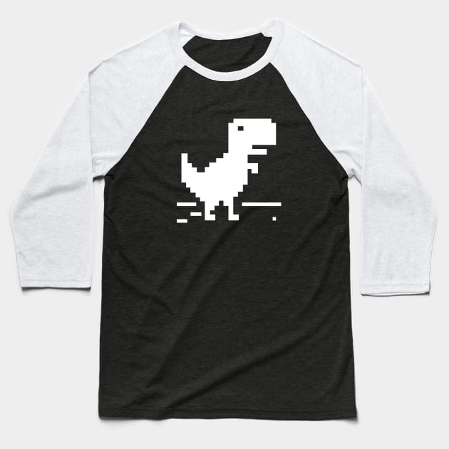 Dino 1 Baseball T-Shirt by teeleoshirts